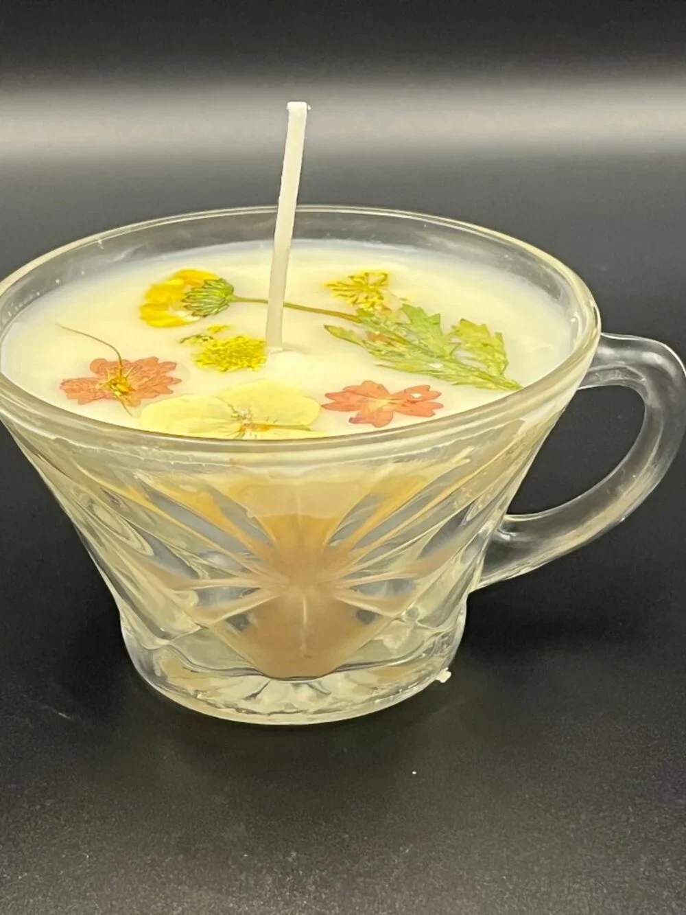 Starburst Teacup Garden Whisper Candle